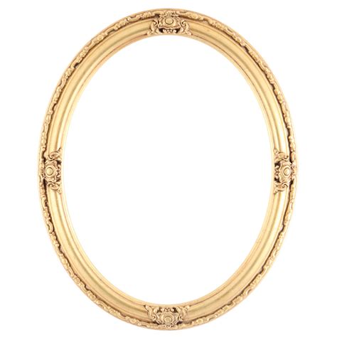 vintage oval frame gold