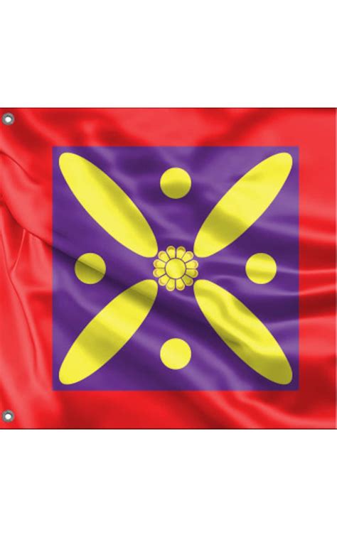Square Flag Of Sassanid Empire Unique Design Print High Quality