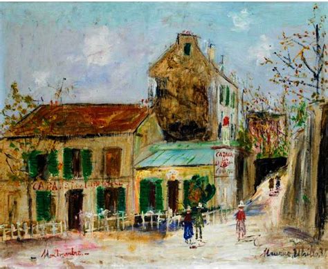 Paintings Reproductions Le Lapin Agile In Montmartre 2 By Maurice