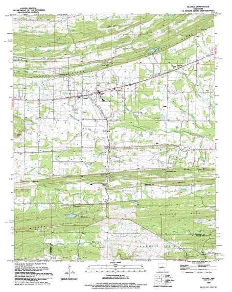 Vilonia Topographic Map 124000 Scale Arkansas