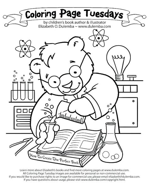 Chemistry Coloring Pages At Free Printable Colorings
