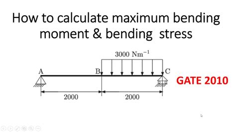 How Do You Find The Maximum Bending Stress Of A Beam The 8 Latest