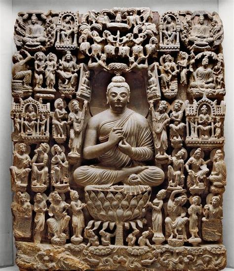 a vision of buddhist paradise gandhara 1st century ce boeddhisme boeddha en spiritueel