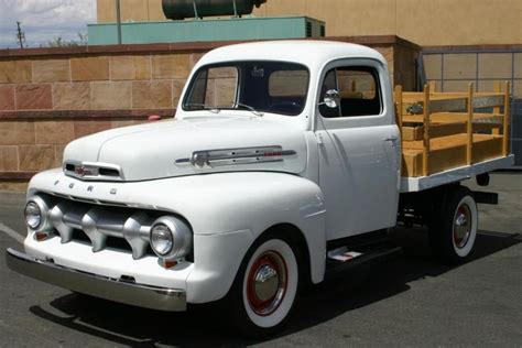 1952 Flatbed Ford Pickup----love old trucks with wooden beds