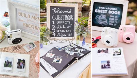 Top 20 Polaroid Wedding Guest Books Roses And Rings