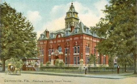 Alachua County Courthouse A Historical Landmark In Gainesville Florida