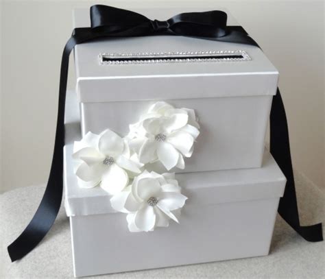 Your wedding is supposed to be your happily ever after. Wedding Card Box White & Black Envelope Box by Wrap Artist