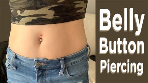 I Stabbed My Belly Button First Week Experience Youtube