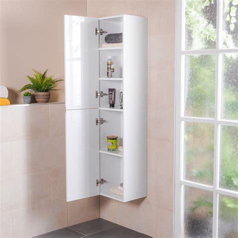 Modern Bathroom Vanity Unit Basin Cabinet Left Right Hand Tall Storage