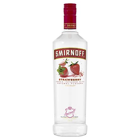 Smirnoff Strawberry Vodka Infused With Natural Flavors Buehlers