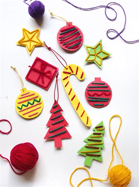 15 Easy And Fun Diy Christmas Ornaments Kids Can Make