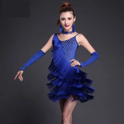 Buy 2017 New Ballroom Dance Dress Samba Costume For Women Fringe Sexy Salsa