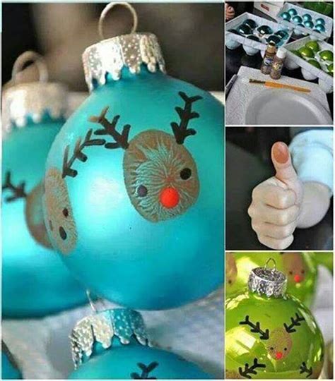 Creative Ideas Diy Easy Thumbprint Reindeer Christmas