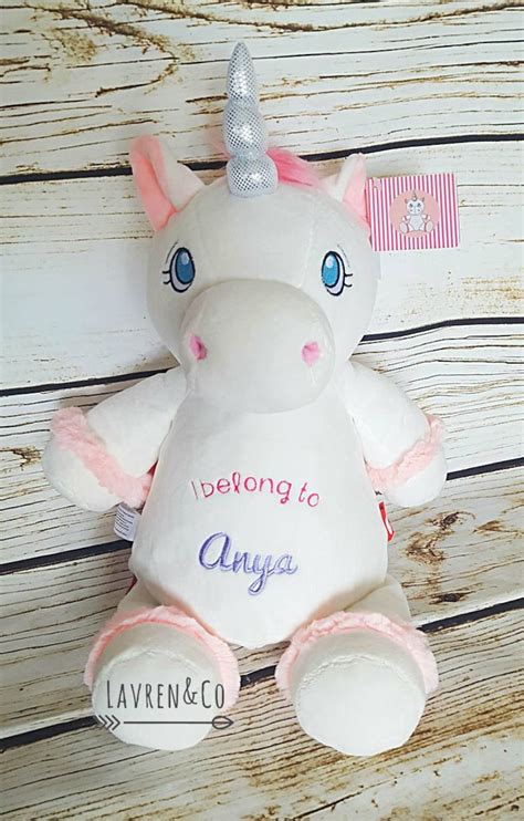 Personalized Stuffed Animal Baby T Stuffed Plush Etsy