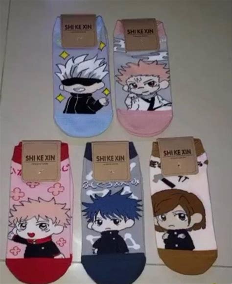 Jujutsu Kaisen Cute Sock Womens Fashion Watches And Accessories Socks And Tights On Carousell