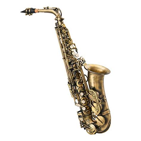 Eastar Alto Saxophone Antique Finish Bronze Vintage Sax Eb E Flat