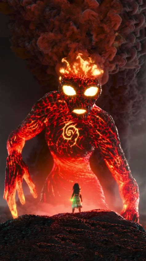 Pin By Nick P On Disneyfied Moana Lava Monster Disney Silhouettes Moana