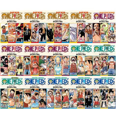 manga one piece volumes 1 45 in 15 omnibus editions 1 15 tp