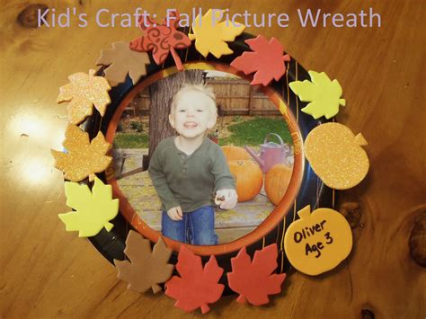 Im Going To Make It After All Preschool Kids Craft Easy Fall Wreath