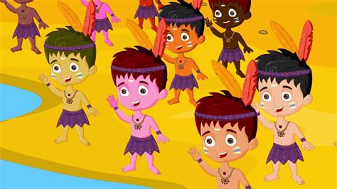 Sampung Indians Ten Little Indians Tagalog Awiting Pambata Bebong