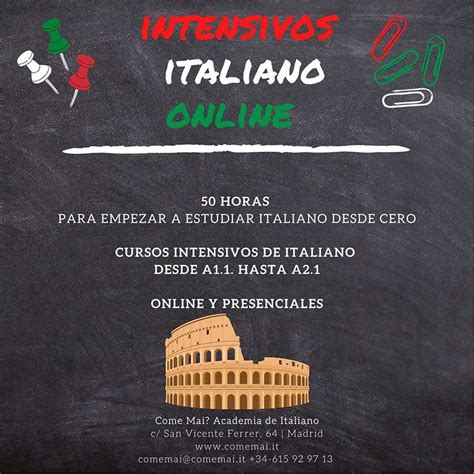 Curso Iniciación Italiano Online Come Mai