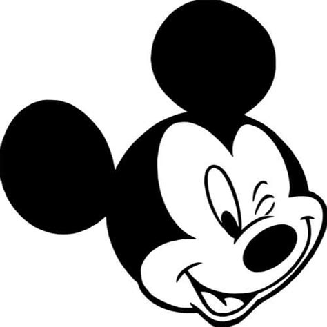 Mickey Mouse Winking Decal Mickey Mouse Winking Thriftysigns