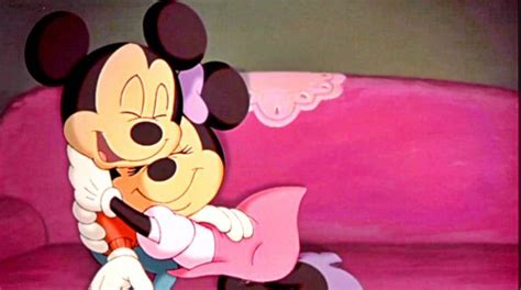 Mickey And Minnie Hugging From Mickeys Once Upon A Christmas Minnie