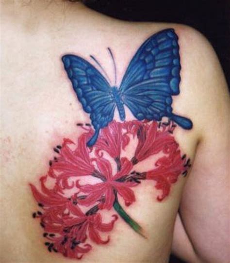 50 Butterfly Tattoos With Flowers For Women Nenuno Creative