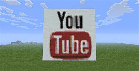 Youtube Logo Minecraft Project