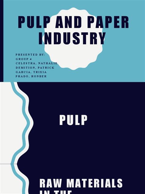 Pulp And Paper Industry Final Pdf Pulp Paper Paper