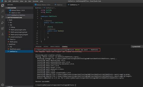 Interactive Unit Testing With Net Core And Vs Code