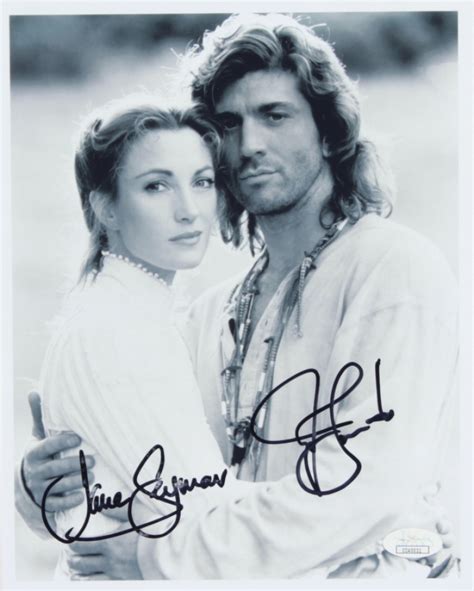 Jane Seymour And Joe Lando Signed Dr Quinn Medicine Woman 8x10 Photo