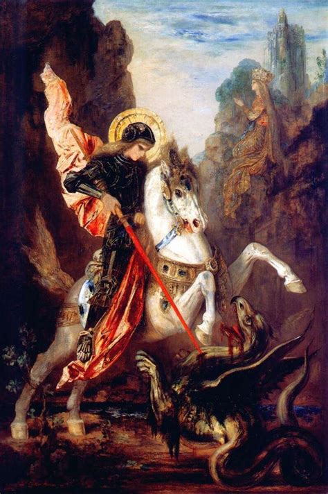 San Giorgio E Il Drago Gustave Moreau ️ Moreau Gustave