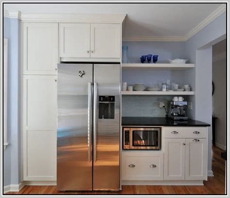 The microwave is from ikea and thus sized to fit their kitchen cabinet. Ikea Microwave Cabinet (With images) | Microwave cabinet, Model kitchen design, Kitchen tiles design