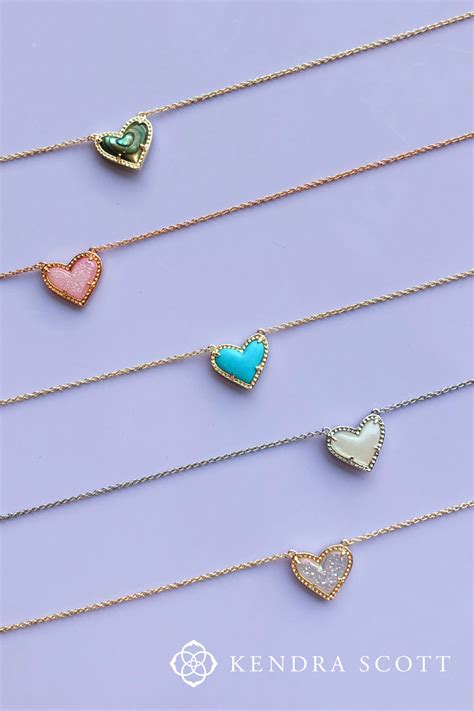 kendra scott valentine necklace heart necklaces heart necklace diamond valentines necklace