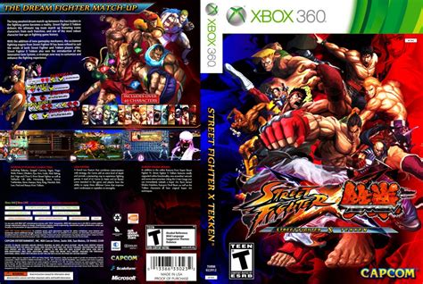 Street Fighter X Tekken Xbox 360 Game Covers X360 Thrm Sxt Front