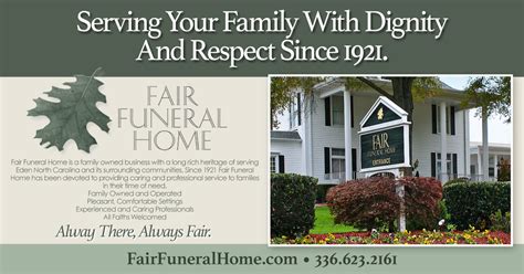 Fair Funeral Home Obituaries Eden North Carolina