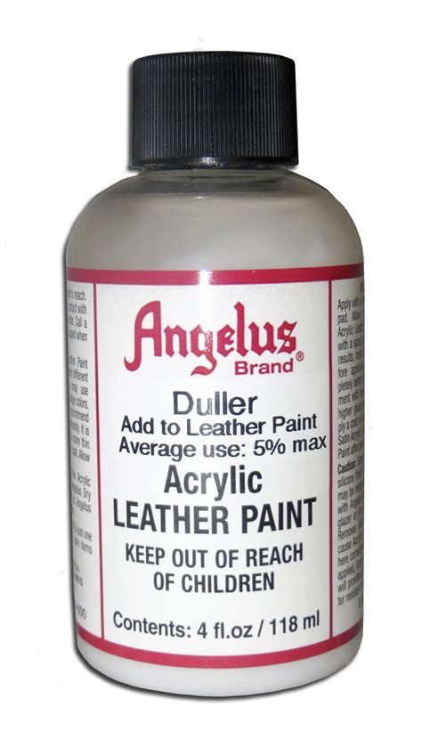 Angelus Acrylic Leather Paint Duller 4 Oz Ca722 Ca722