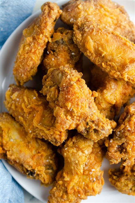 Deep Fried Chicken Wings Recipe Lifes Ambrosia