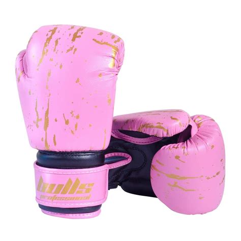 Bulls Professional Action Boxing Gloves Pinkblack Chris Sports