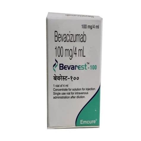 Bevarest Bevacizumab 100mg Injection Emcure Pharmaceuticals Ltd 1