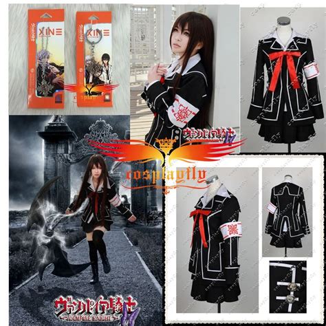 buy vampire knight kurosu kuran yuki cross cosplay costume custom made any size