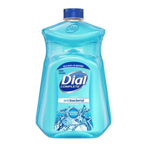 Dial Antibacterial Liquid Hand Soap Refill, Spring Water, 52 Ounce ...