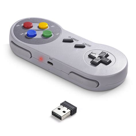 Ghz Wireless Usb Snes Controller For Super Classic Games Innext Retro Usb Pc Controller