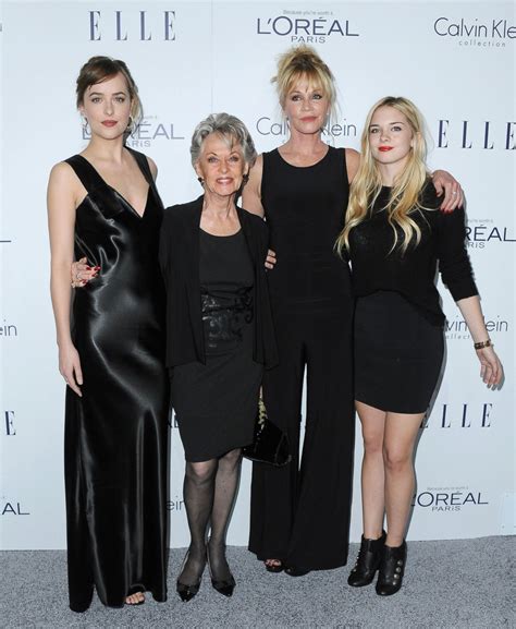 Melanie Griffith And Her Beautiful Look Alike Daughters Picture Stars With Their Families
