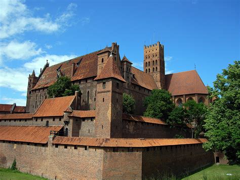 Fotos Von Malbork Castle Marienburg Poland Burg Städte