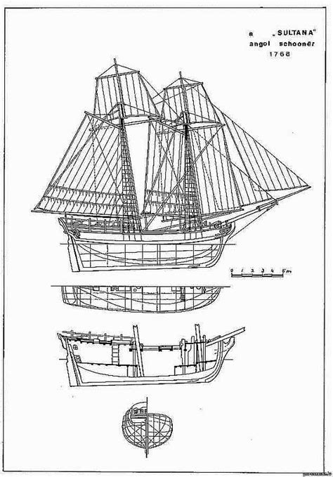 Model Shipways Sultana Plans 2 Sheets Boat And Ship Model Toys And Kits