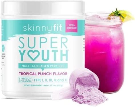Skinnyfit Super Youth Multi Collagen Peptides Tropical Punch Flavor Freeship 858142007322 Ebay