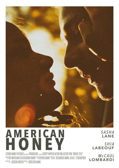 American Honey 2016 Movie Poster Alternative Movie Posters Movie