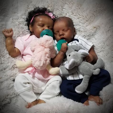 African American Reborn Baby Twins Deborah And Delia 17 Real Lifelike